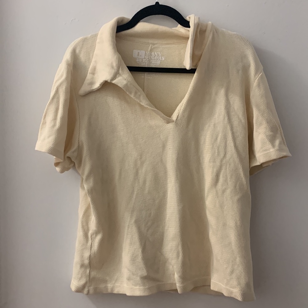 BIG BUD PRESS Fishermen Polo Off White Size L